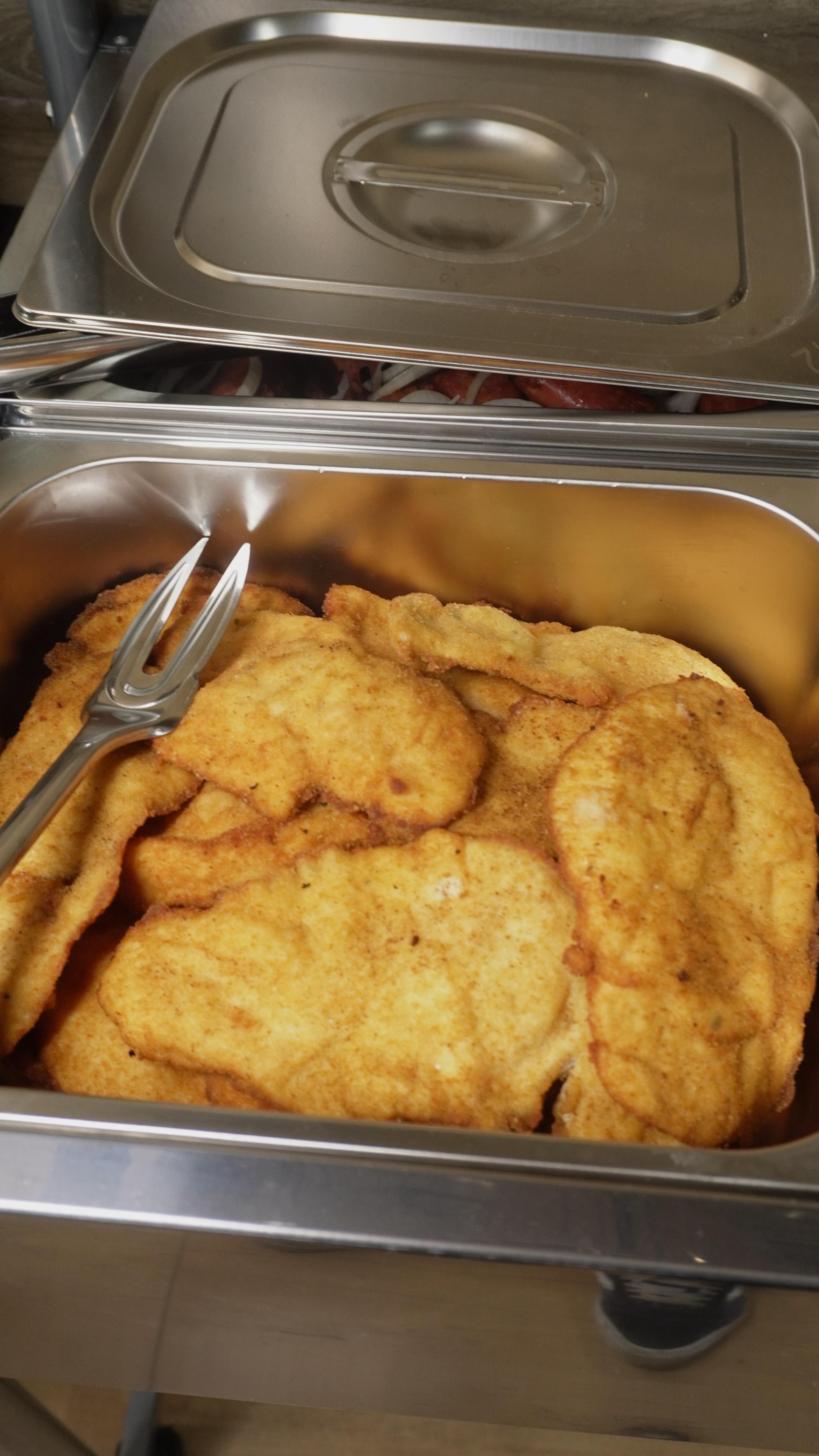peito de frango empanado